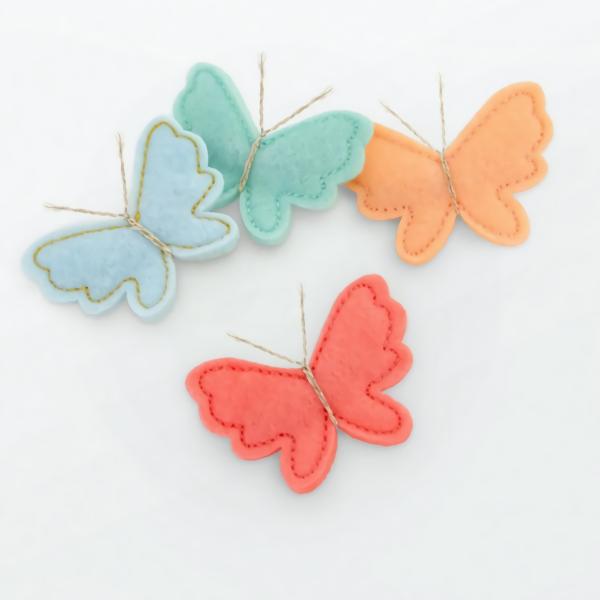 Accessories |  Felt Butterfly Hair Clips Accessories Accessories