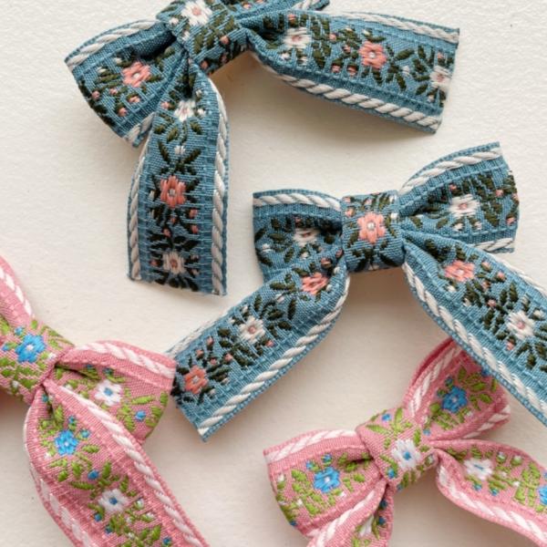 Accessories |  Ribbon Bow Hair Clips 4Pk Accessories Accessories