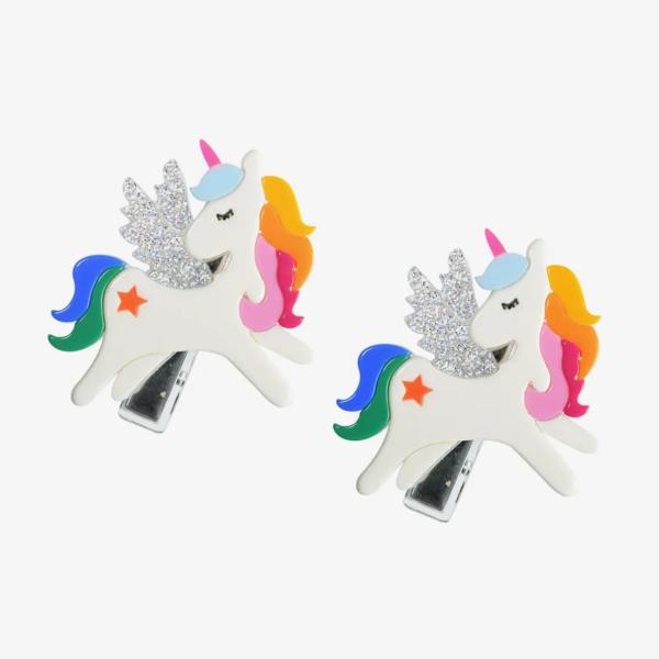 Accessories |  Unicorn Rainbow Wing Alligator Clips (Pair) Accessories Accessories