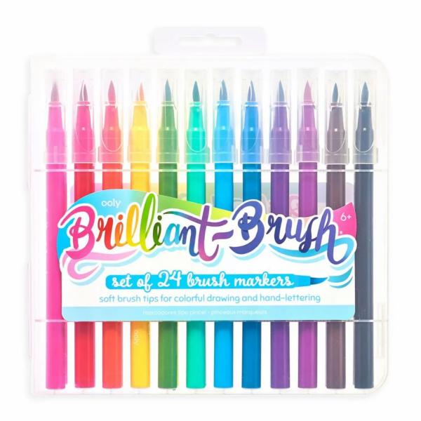 Arts, Crafts & Science |  Brilliant Brush Markers -Set Of 24 Arts, Crafts & Science Arts, Crafts & Science