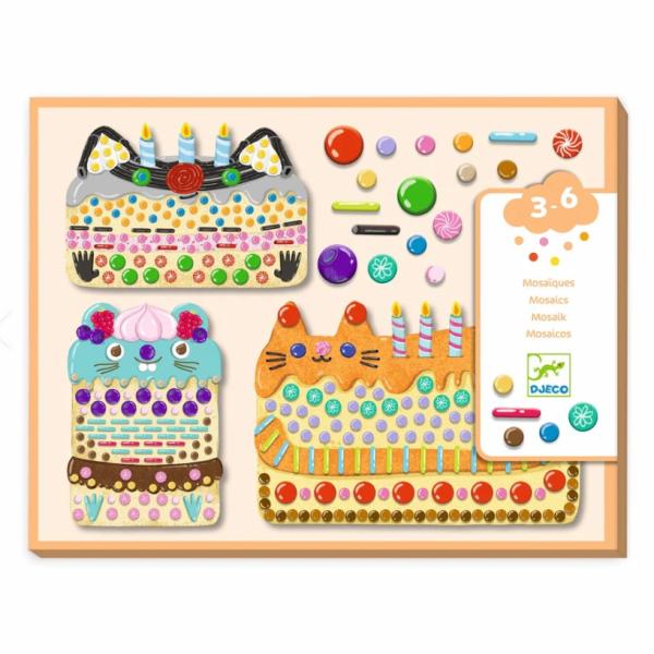 Arts, Crafts & Science |  Cakes Mosaics Collage Craft Kit (3-6Yrs) Arts, Crafts & Science Arts, Crafts & Science