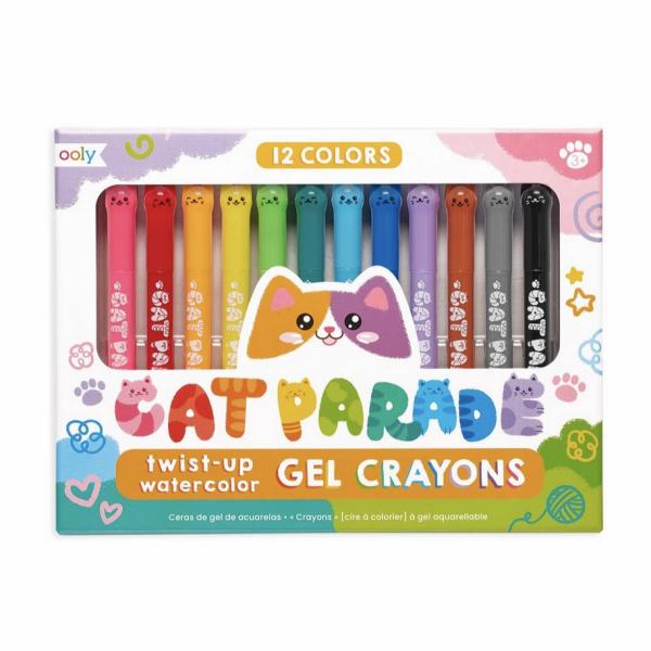 Arts, Crafts & Science |  Cat Parade Gel Crayons – Set Of 12 Arts, Crafts & Science Arts, Crafts & Science