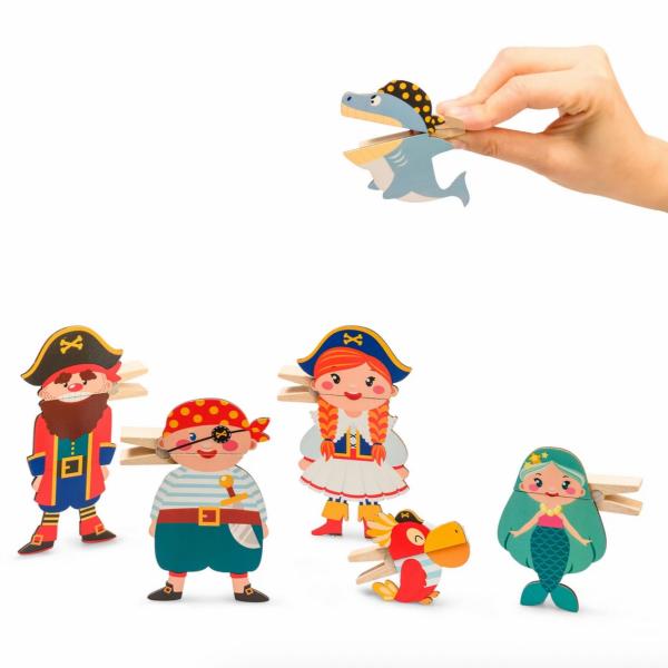 Arts, Crafts & Science |  Clothespin Puppets Pirates Arts, Crafts & Science Arts, Crafts & Science