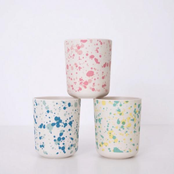 Housewares |  Speckled Reusable Bamboo Cups Housewares Housewares