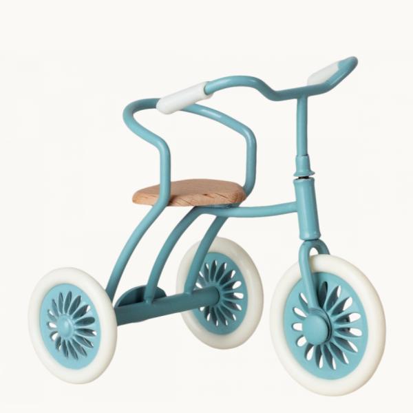 Maileg |  Abri À Tricycle For Big Sibling Mouse – Petrol Blue Dolls, Friends & Dollhouse Dolls, Friends & Dollhouse