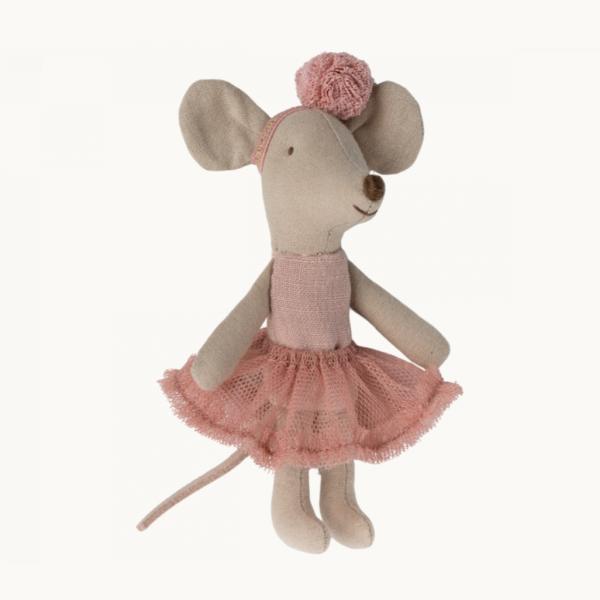 Maileg |  Ballerina Mouse Little Sister – Rose Maileg Maileg