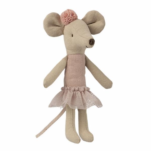 Maileg |  Big Sister Ballerina Mouse -Puff Maileg Maileg