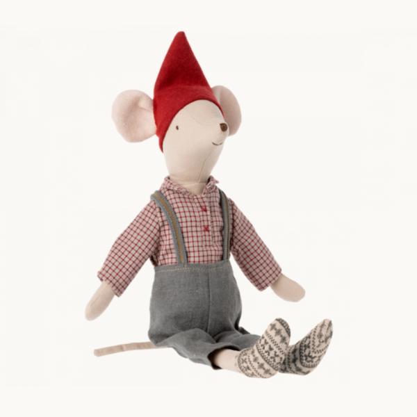 Maileg |  Christmas Mouse Medium – Boy Maileg Maileg