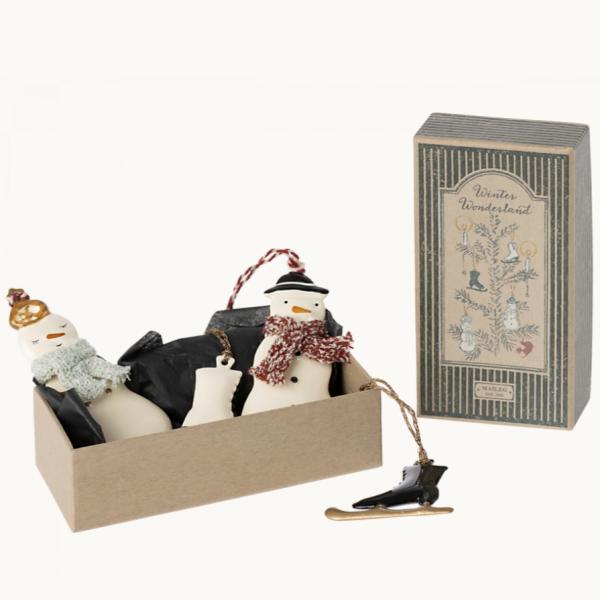 Maileg |  Maileg Metal Ornament Set – Winter Wonderland Maileg Maileg