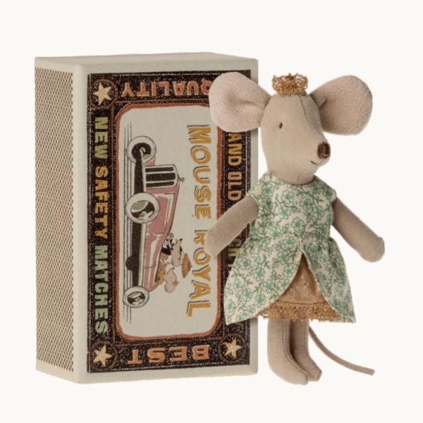 Maileg |  Princess Mouse Little Sister In Matchbox Maileg Maileg