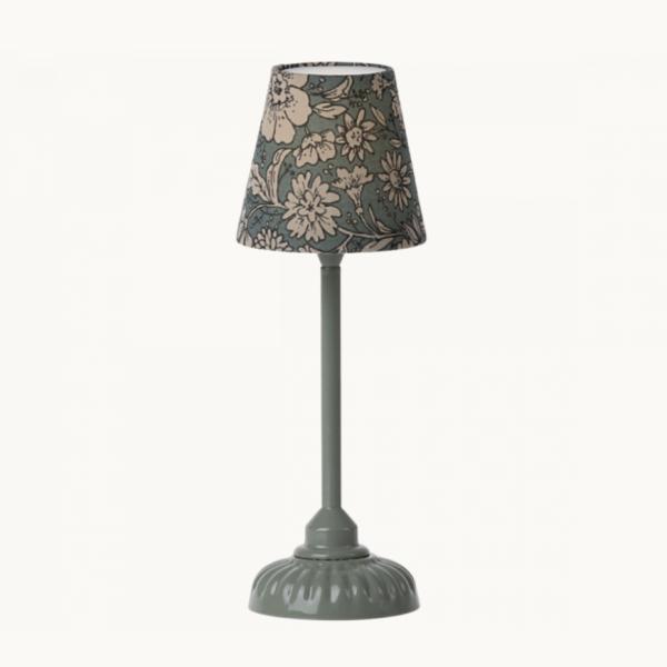 Maileg |  Vintage Floor Lamp Small – Dark Mint Dolls, Friends & Dollhouse Dolls, Friends & Dollhouse