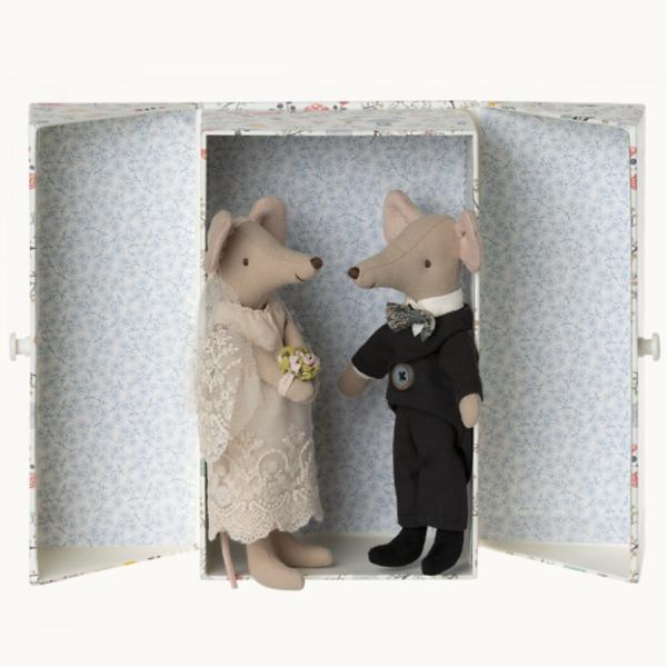 Maileg |  Wedding Mice Couple In Box Maileg Maileg