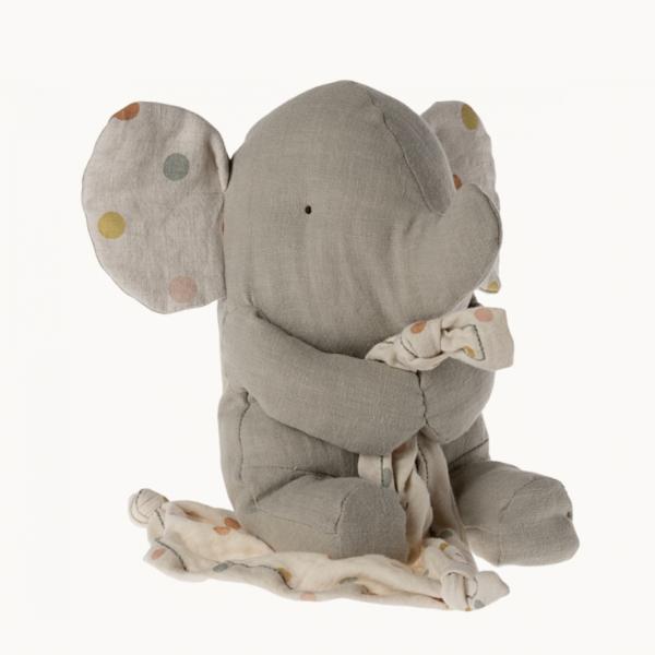 Plush |  Elephant Lullaby Friends With Lovie -Iron Grey Maileg Maileg