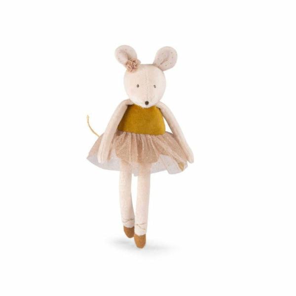 Plush |  Golden Mouse – The Little School Of Dance – Moulin Roty Dolls, Friends & Dollhouse Dolls, Friends & Dollhouse