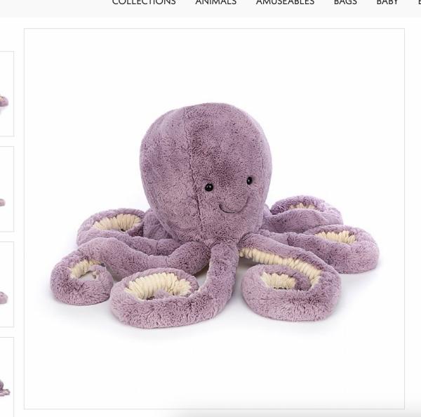 Plush |  Maya Octopus -Really Big Plush Plush