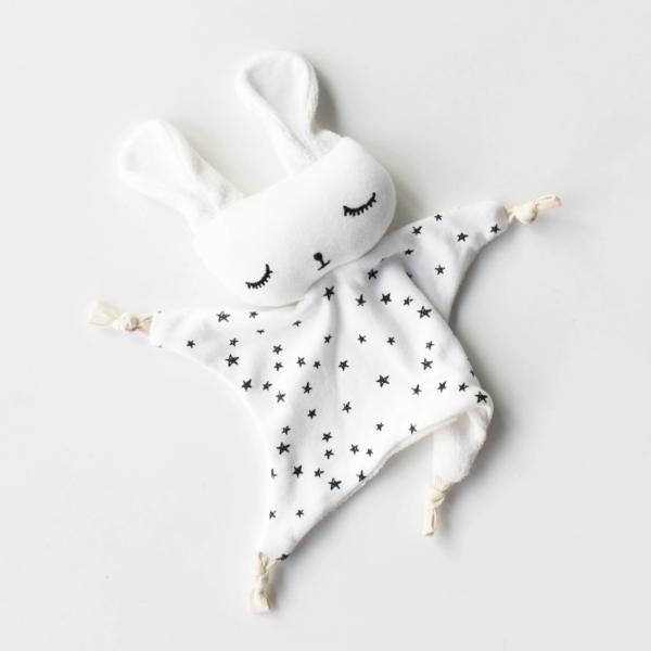 Plush |  Organic Cuddle Bunny Lovie -Stars Plush Plush