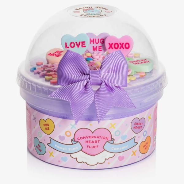 Putty, Dough & Slime |  Conversation Heart Fluff Slime Putty, Dough & Slime Putty, Dough & Slime