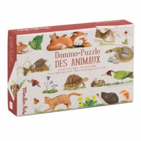 Puzzles & Games |  Animals Domino Puzzle – Le Jardin Du Moulin 3Yrs+ Puzzles & Games Puzzles & Games