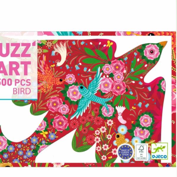 Puzzles & Games |  Bird Puzz’Art Shaped Jigsaw Puzzle -500Pcs -8Yrs+ Puzzles & Games Puzzles & Games