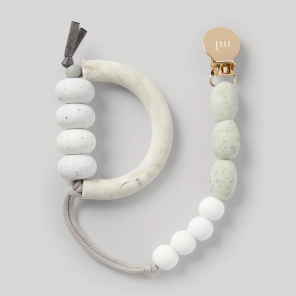 Rattles, Teethers And Lovies |  Moonlight Arch Ring Teether + Clip Set Rattles, Teethers And Lovies Rattles, Teethers And Lovies