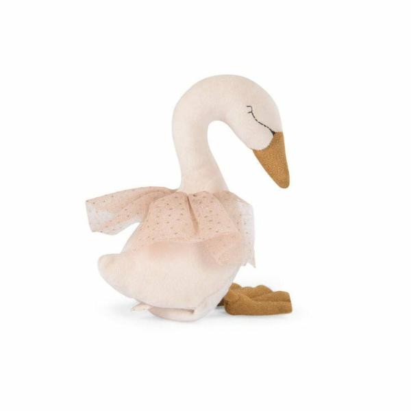 Rattles, Teethers And Lovies |  Musical Swan Lovey- The Little School Of Dance – Moulin Roty Plush Plush