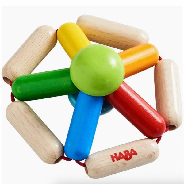 Rattles, Teethers And Lovies |  Wooden Clutching Toy Color Carousel Rattles, Teethers And Lovies Rattles, Teethers And Lovies