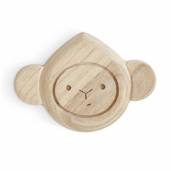 Rattles, Teethers And Lovies |  Wooden Teether "Monkey" For 10Mo+ Rattles, Teethers And Lovies Rattles, Teethers And Lovies