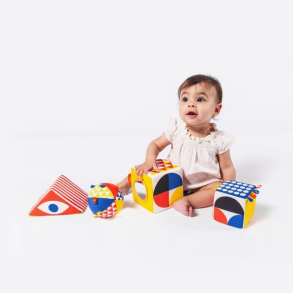 Toys |  Baby Bauhaus 4 Soft Blocks (0-18Mos) Toys Toys