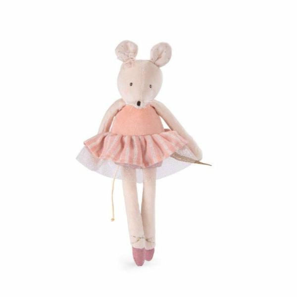 Plush |  Pink Mouse – The Little School Of Dance – Moulin Roty Dolls, Friends & Dollhouse Dolls, Friends & Dollhouse